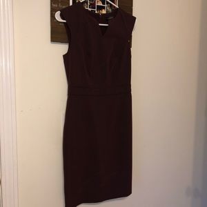 THE LIMITED MAROON COCKTAIL DRESS